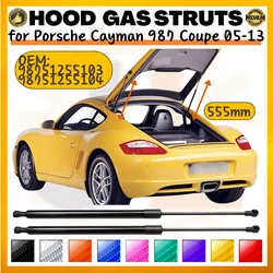 Puntales de maletero con gas 555 mm – Porsche Cayman 987 (2005-2013)