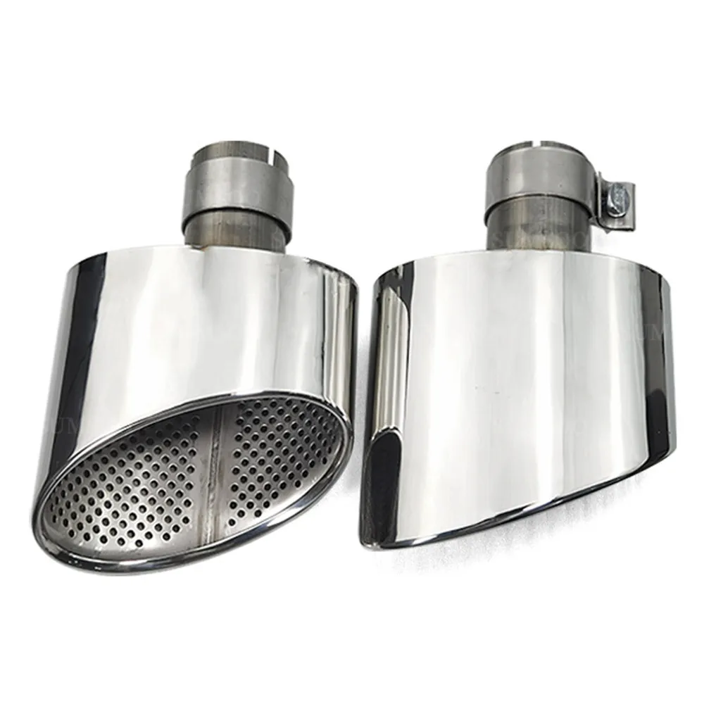 Puntas de escape de acero inoxidable para Audi A4 A5 A6 A7 RS - imagen 5