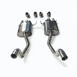 Escape cat-back para Chevrolet Corvette C7 6.2 V8, cuatro salidas