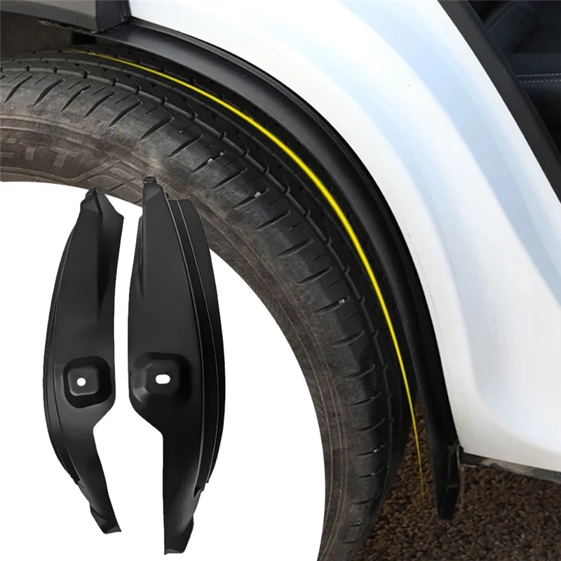 AEF3-1 par de guardabarros traseros de coche para Skoda Karoq 2016-2023 guardabarros protector contra salpicaduras alfombrilla de neumático modificación estilo - imagen 2