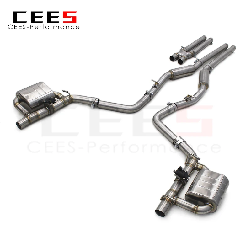 CEES para Dodge Charger 2012+ sistema de Escape Catback silenciador de Escape de coche de carreras de acero inoxidable con Control remoto - imagen 3