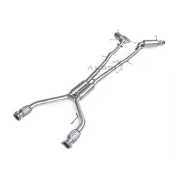 Escape cat-back inoxidable para Infiniti G25 Coupé 2.5 (2010-2013)