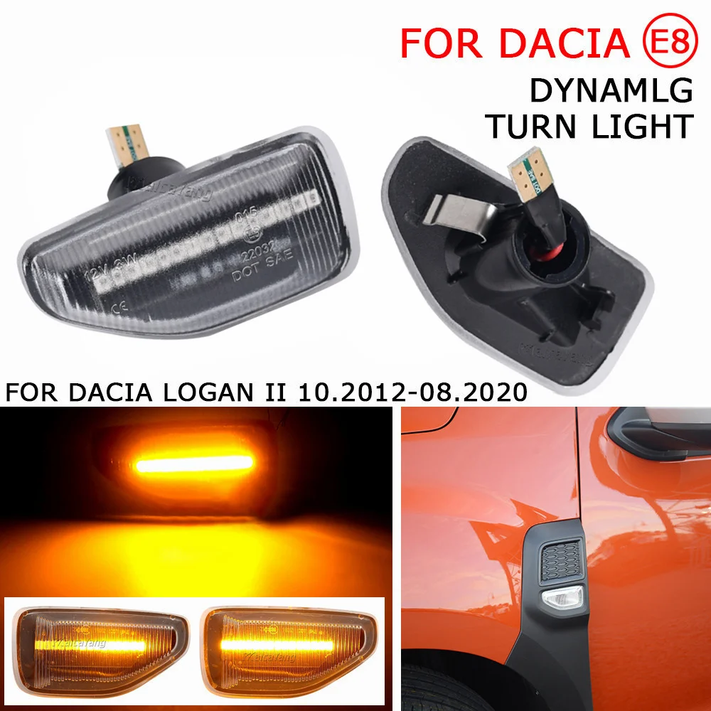 Indicador lateral LED dinámico Dacia Logan II Sandero Duster - imagen 5