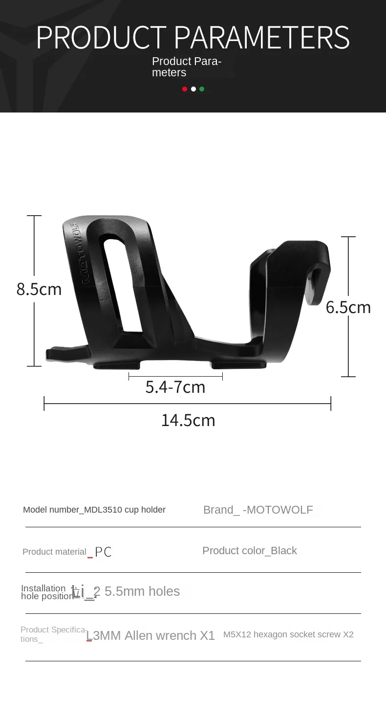 Soporte de vaso de agua para Scooter