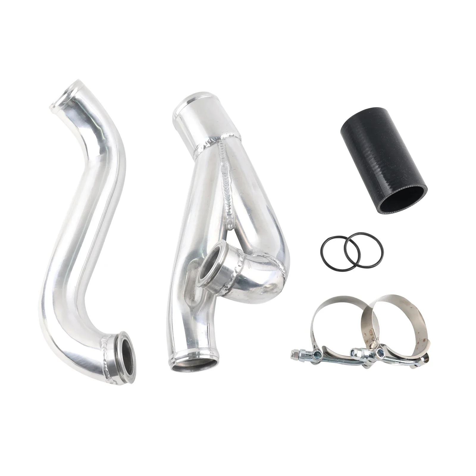 Para BMW N54 2 pulgadas Turbo salida tubo de carga Kit de actualización de aluminio para 135i 335i 535i 1M E82 E88 E90 E92 E60 3.0L piezas de motor - imagen 2