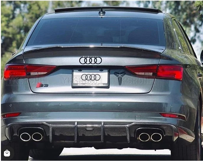 Alerón trasero Audi A3 sedan 2014-2020 ABS sin pintar - imagen 4