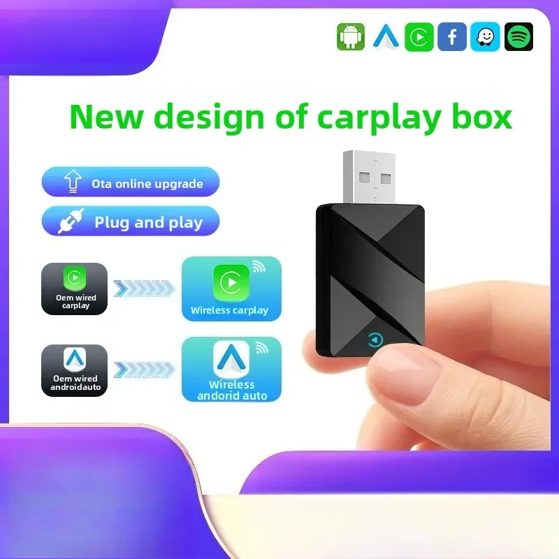 Adaptador inalámbrico CarPlay a Android Auto para coche - imagen 2