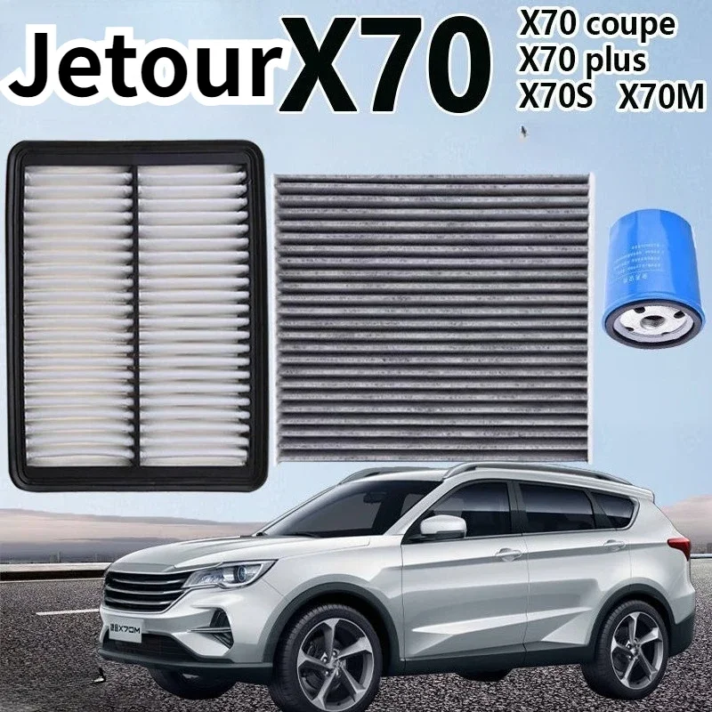 Juego de filtros de 3 uds para Jetour X70 X70 PLUS X70S X70M X70Coupe 1.5T1.6T motor cabina AC filtro de aceite de aire repuestos