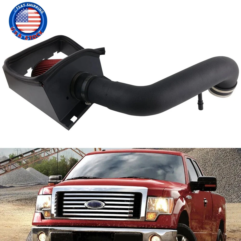 Kit admisión aire frío con filtro y protector térmico Ford F150 5.0L V8 - imagen 2
