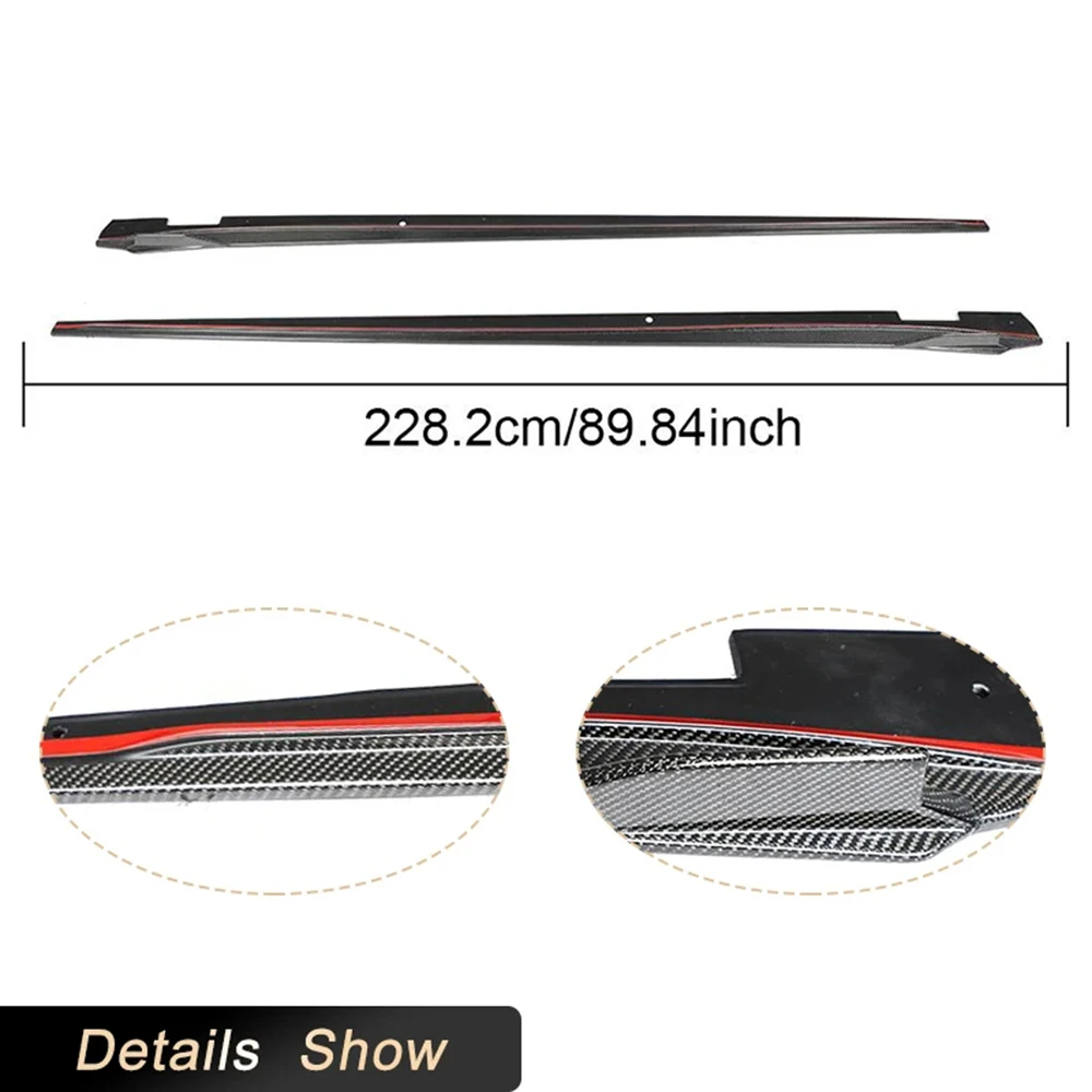 Faldones laterales de fibra de carbono para Porsche Panamera 2017-2019 - imagen 5