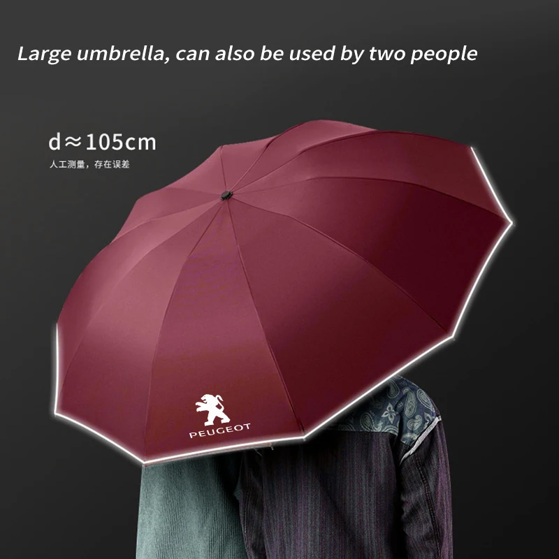 Parasol plegable automático antiviento para Peugeot 206, 207 y 308 - imagen 2
