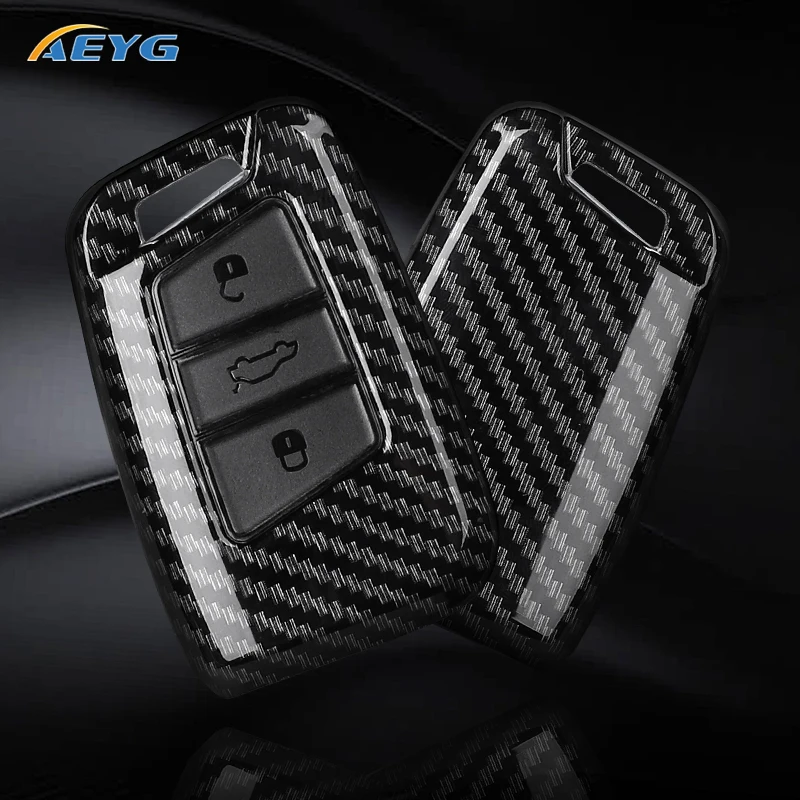Funda llave Volkswagen de fibra de carbono ABS – Tiguan y Passat B8 - imagen 2