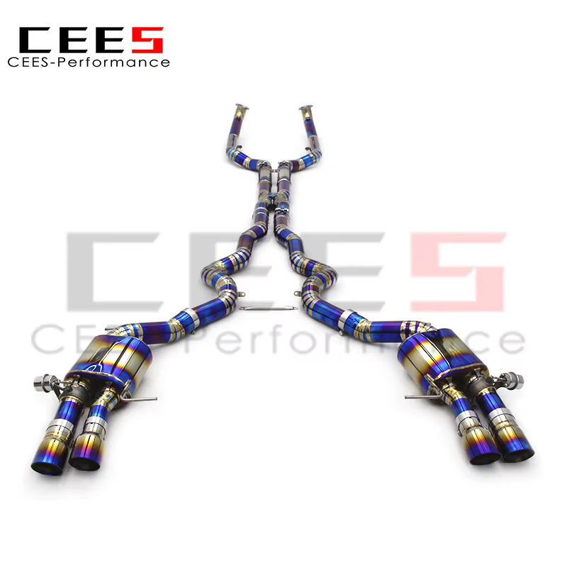 Escape cat-back CEES SS304 con válvulas – BMW M6 4.4 V8 - imagen 2
