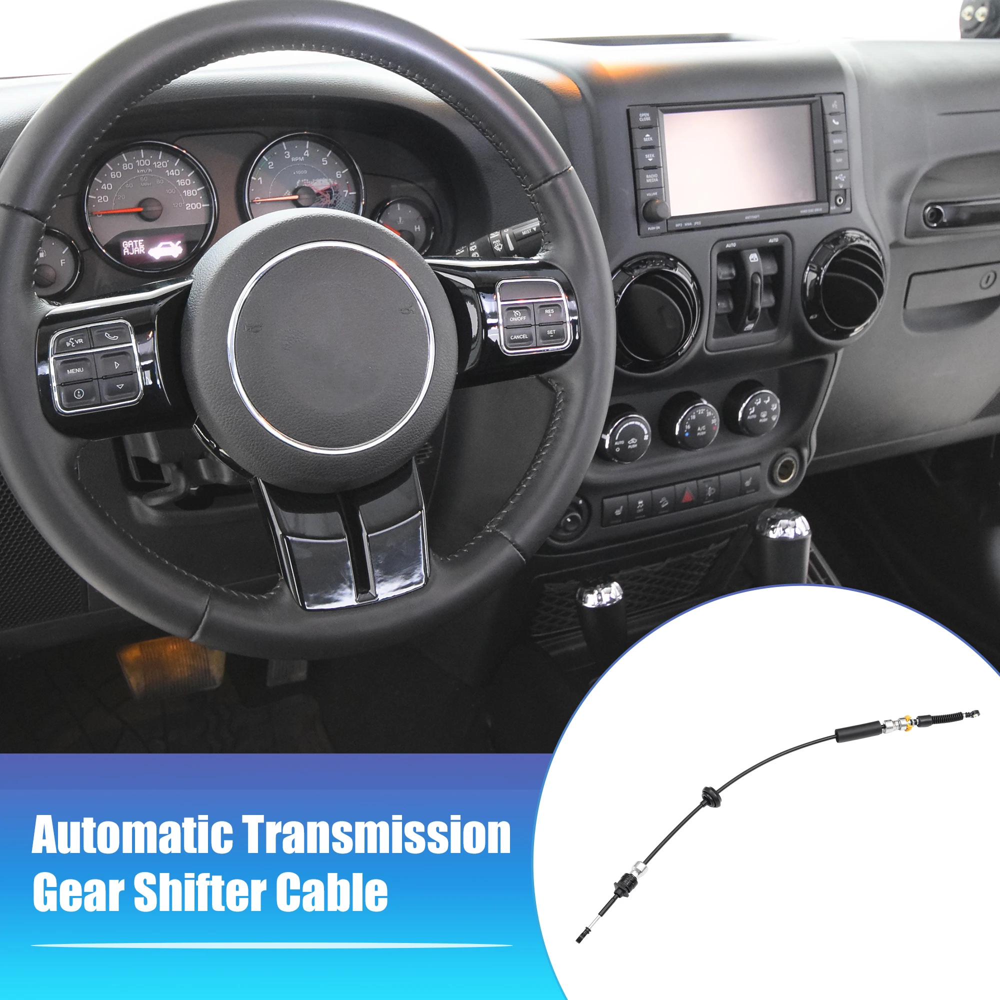 Cable caja transferencia Jeep Wrangler 3.8L V6 2007-2011 52060462AD - imagen 3