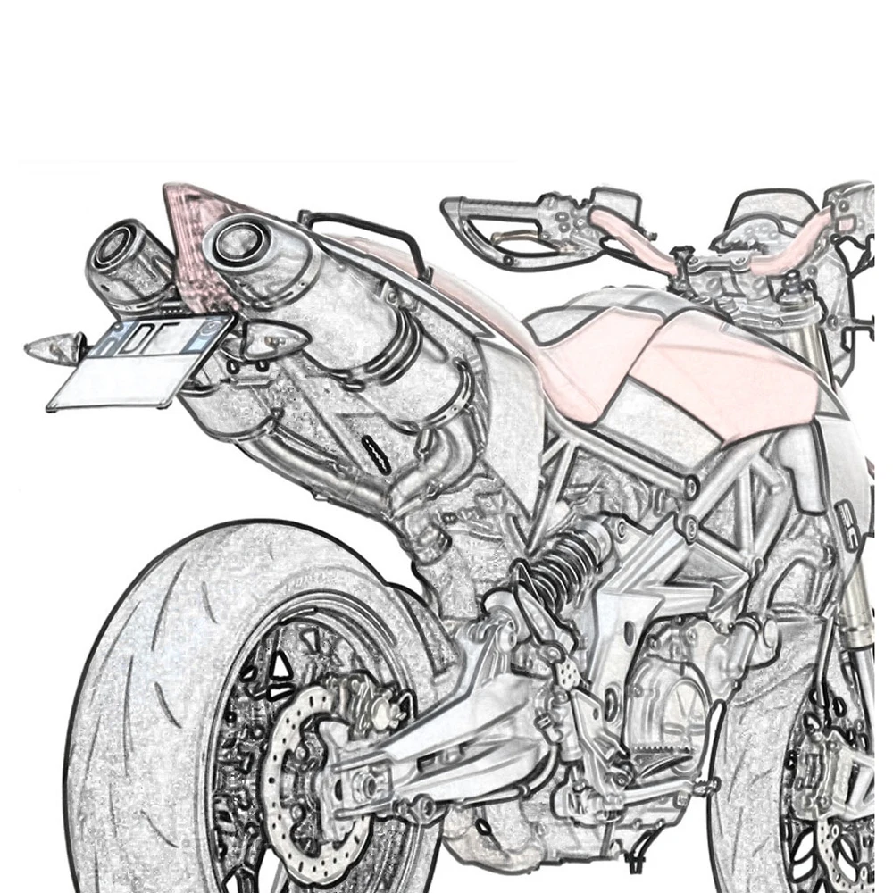 Silenciador escape medio Aprilia Shiver 900 2017-2021 - imagen 5