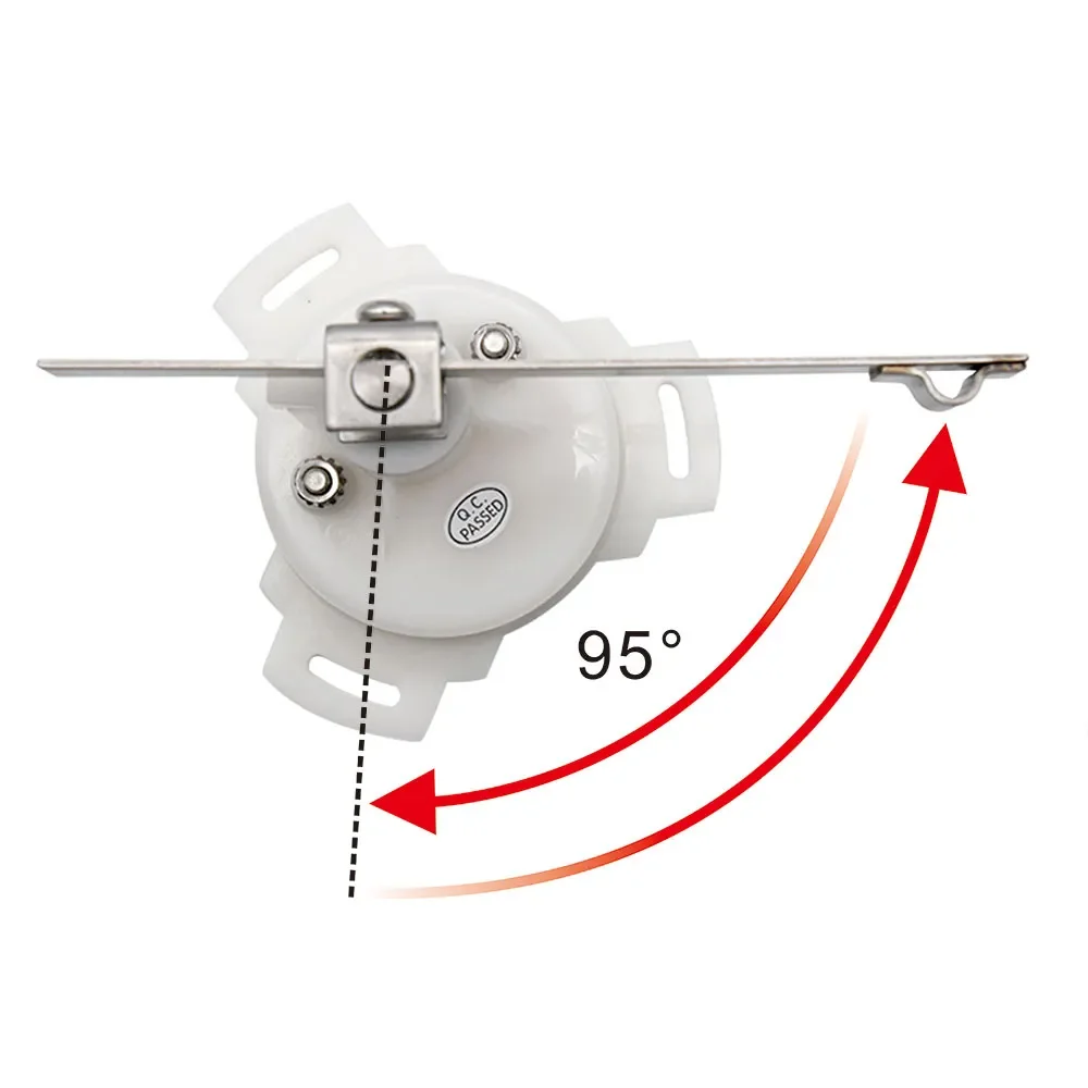 Detalle del sensor de posición de timón