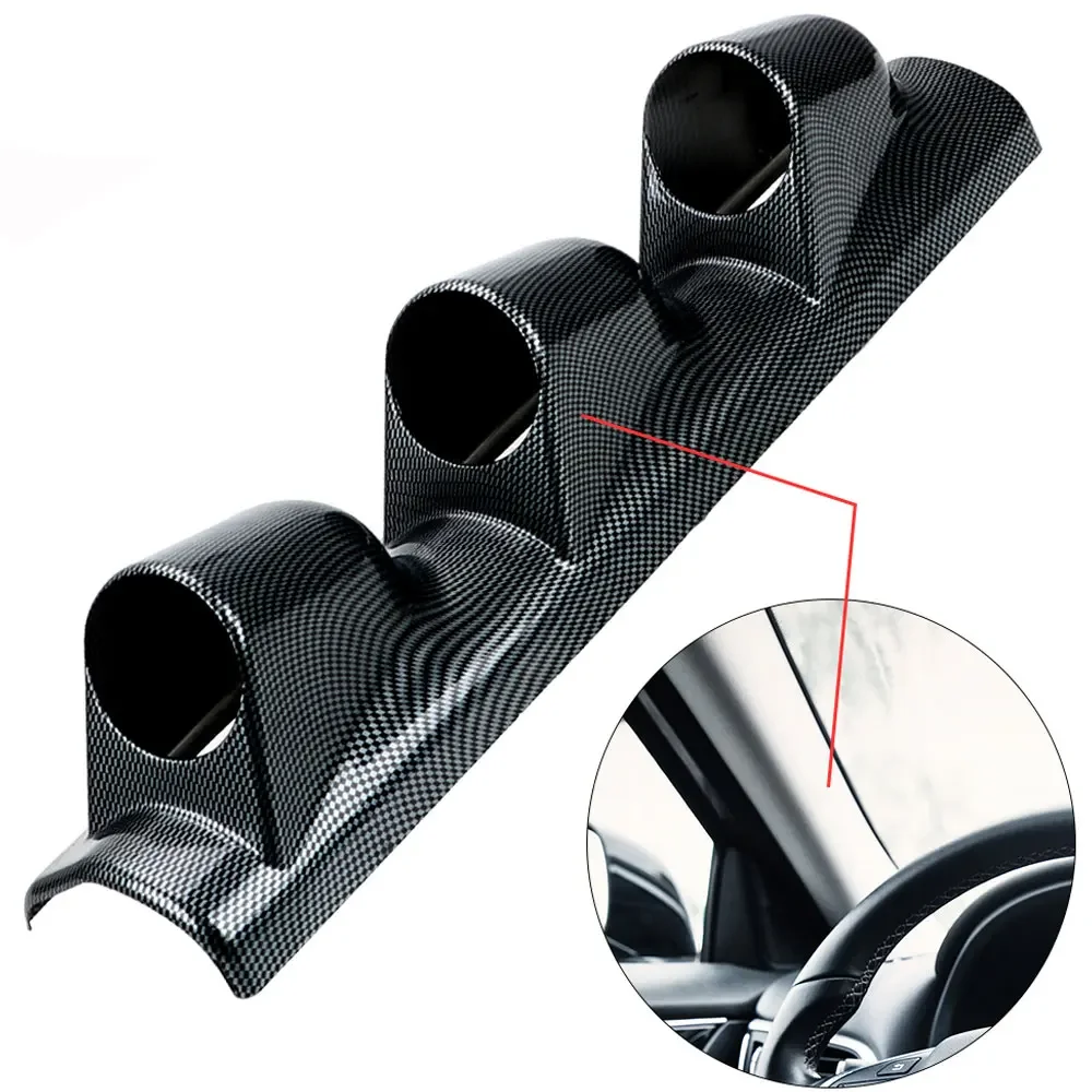 Pod soporte medidores columna A fibra carbono 52mm - imagen 5