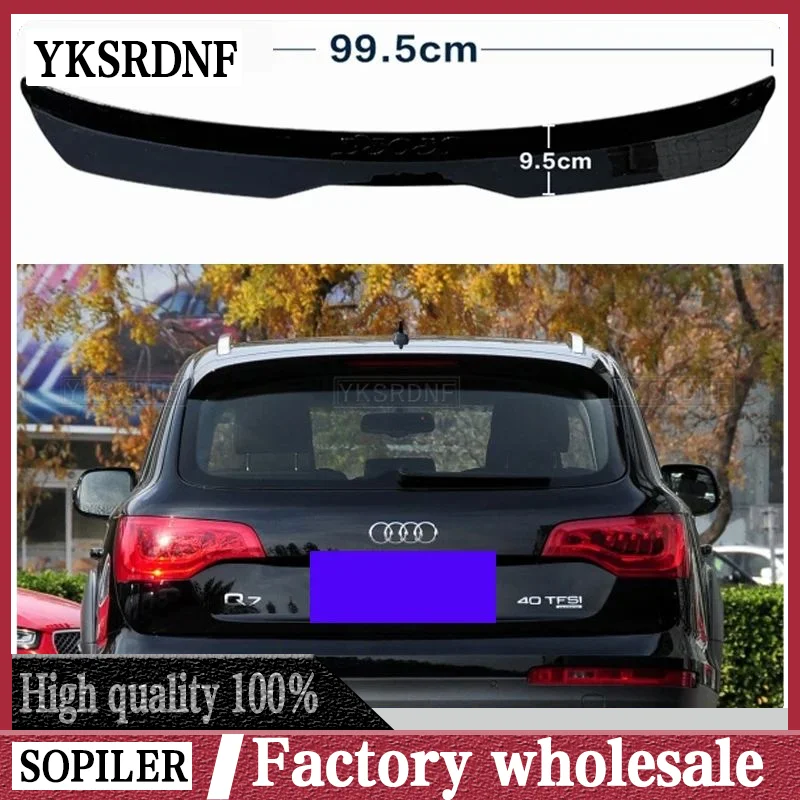 Alerón trasero ABS negro brillante para Audi Q7 2007-2015