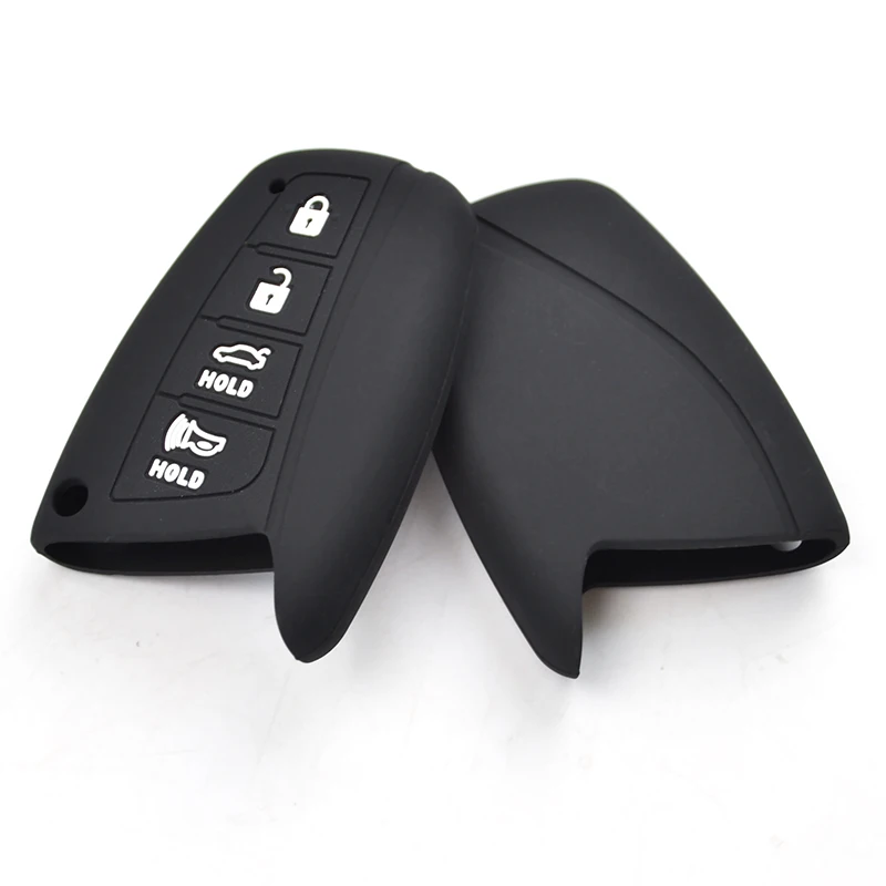 Funda silicona llave Hyundai Santa Fe Genesis Equus Azera - 4 botones - imagen 3