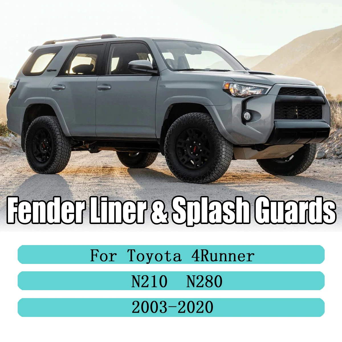 Protector guardabarros Toyota 4Runner 2003-2020 – revestimiento - imagen 2