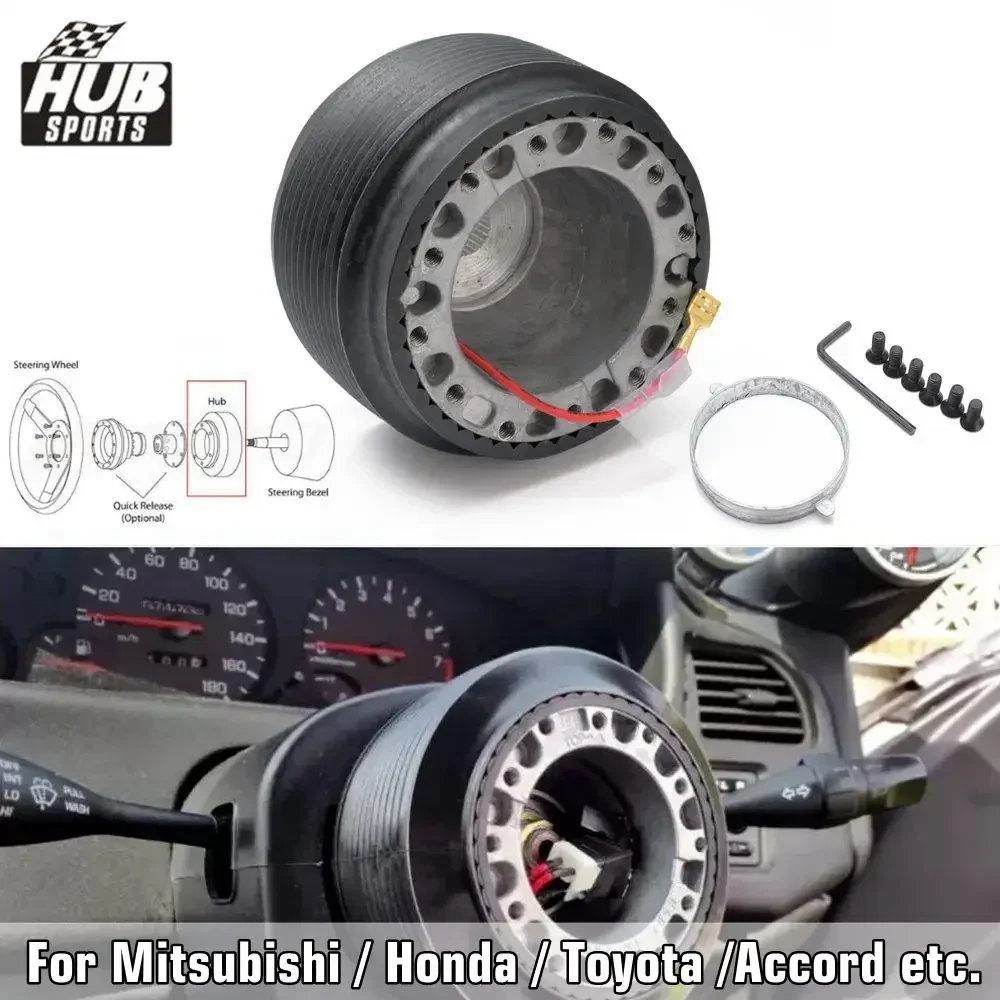 Kit adaptador Boss para volante de liberación rápida de 6 orificios
