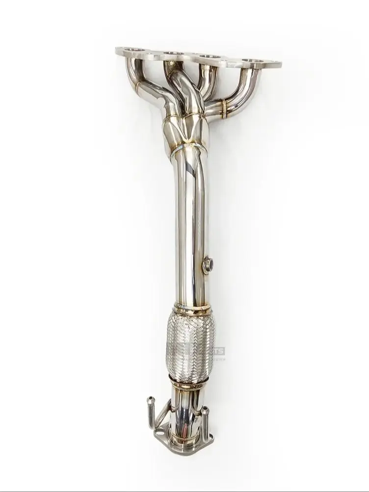 Colector de escape de acero inoxidable ALOSI de alta calidad para sistema de escape de rendimiento FORD Focus MK2 1,8 2,0 2005-2009 - imagen 2