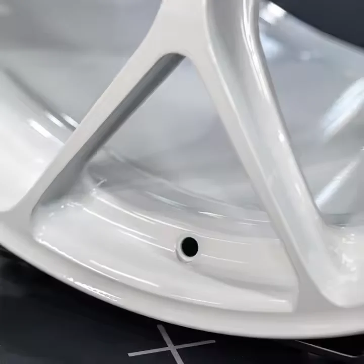 Llantas forjadas monobloque cóncavas blancas de aluminio para Audi y VW - imagen 4