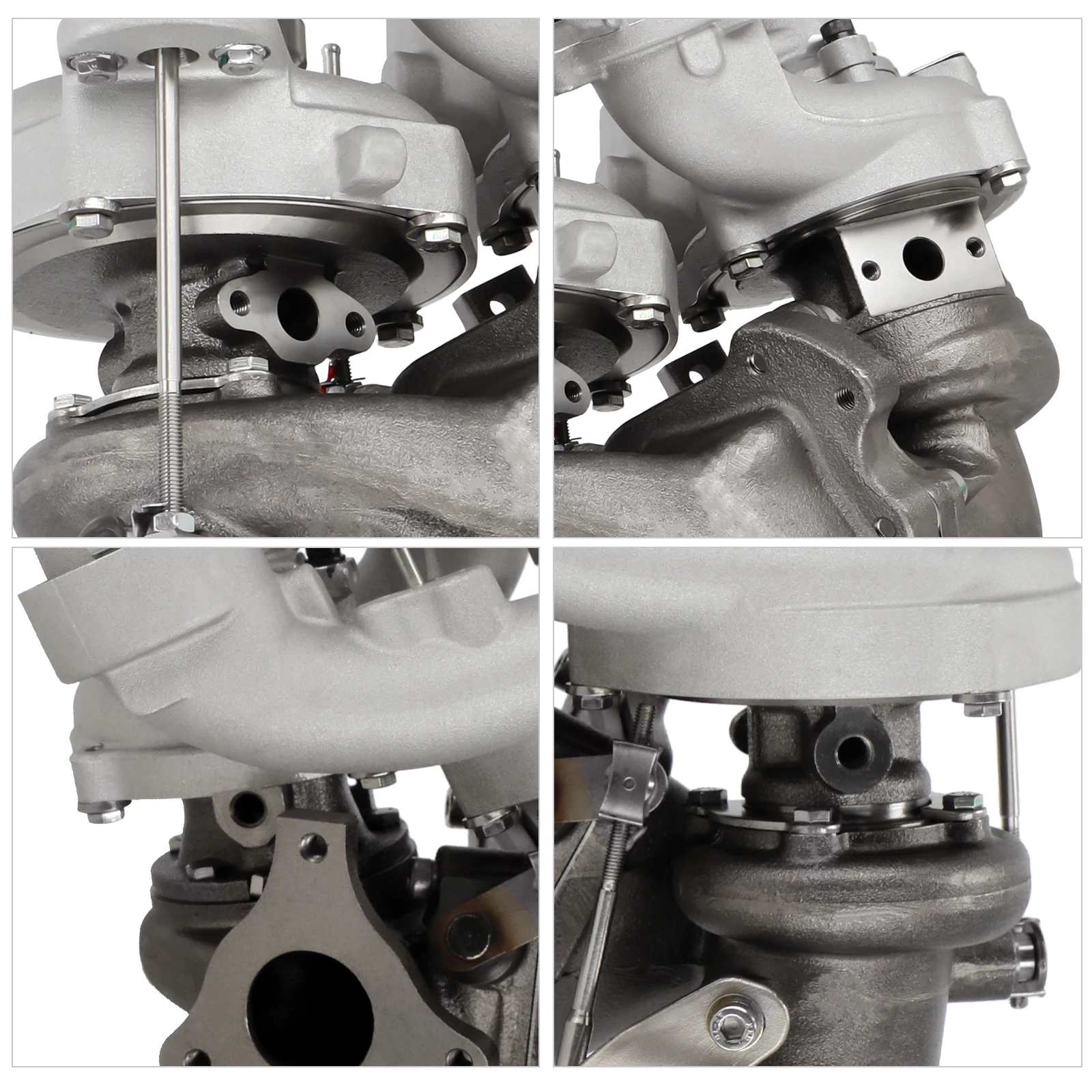 Turbocompresor doble para Mercedes Clase C E Sprinter CDI 2143cc OM 651 10009880074 - imagen 3