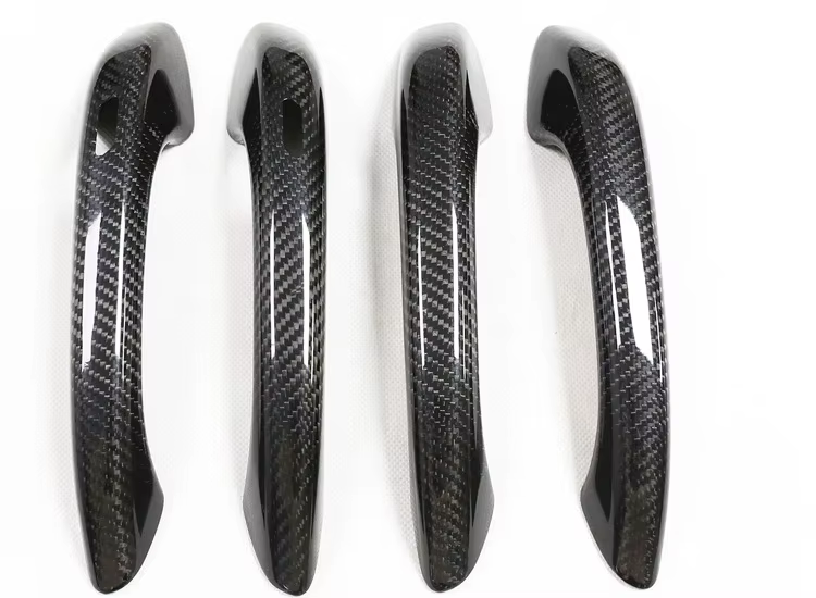 Protectores de manillas de carbono seco para Porsche Macan y Cayenne - imagen 3