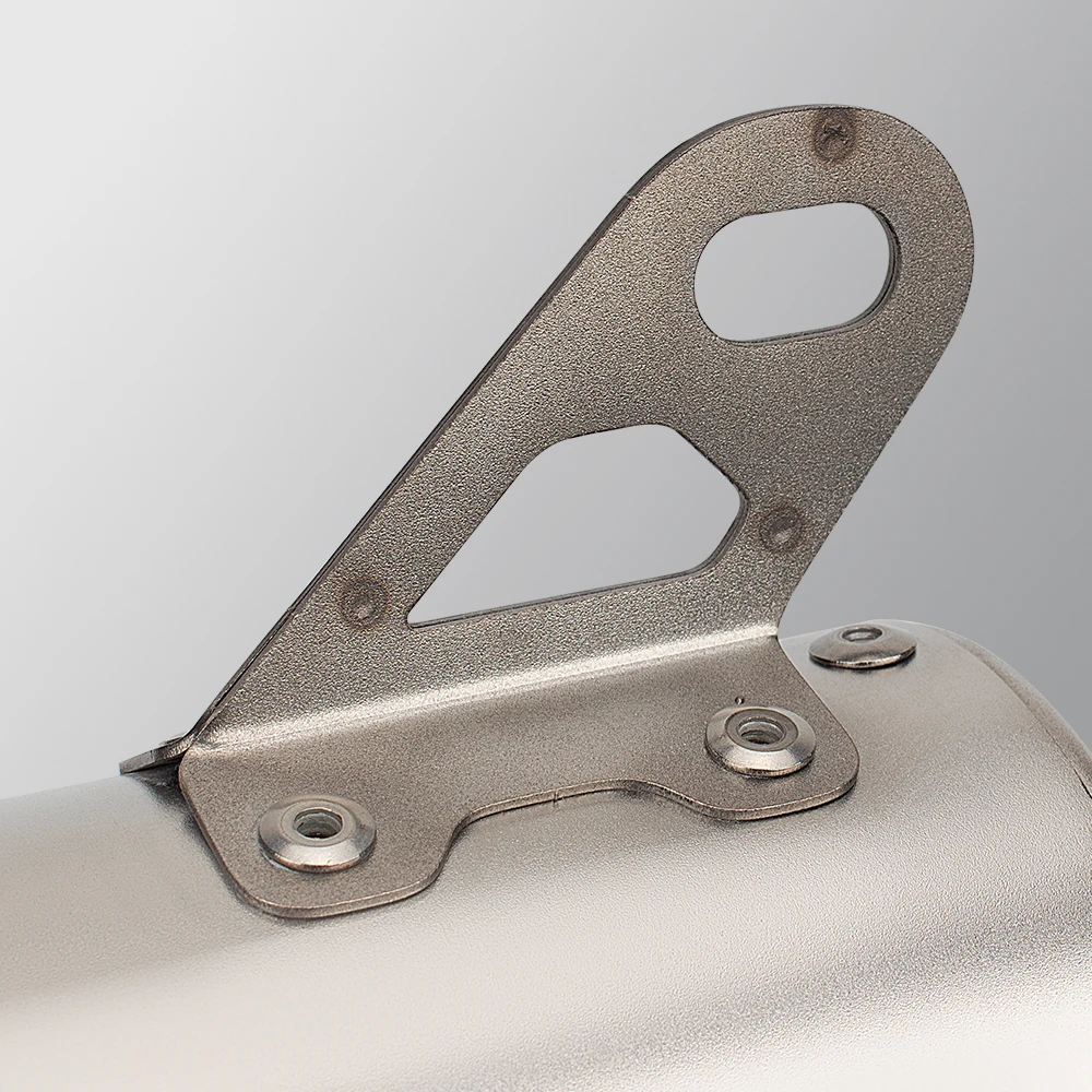 Silenciador escape universal moto 51 mm doble malla – Yamaha R3, MT09 - imagen 3