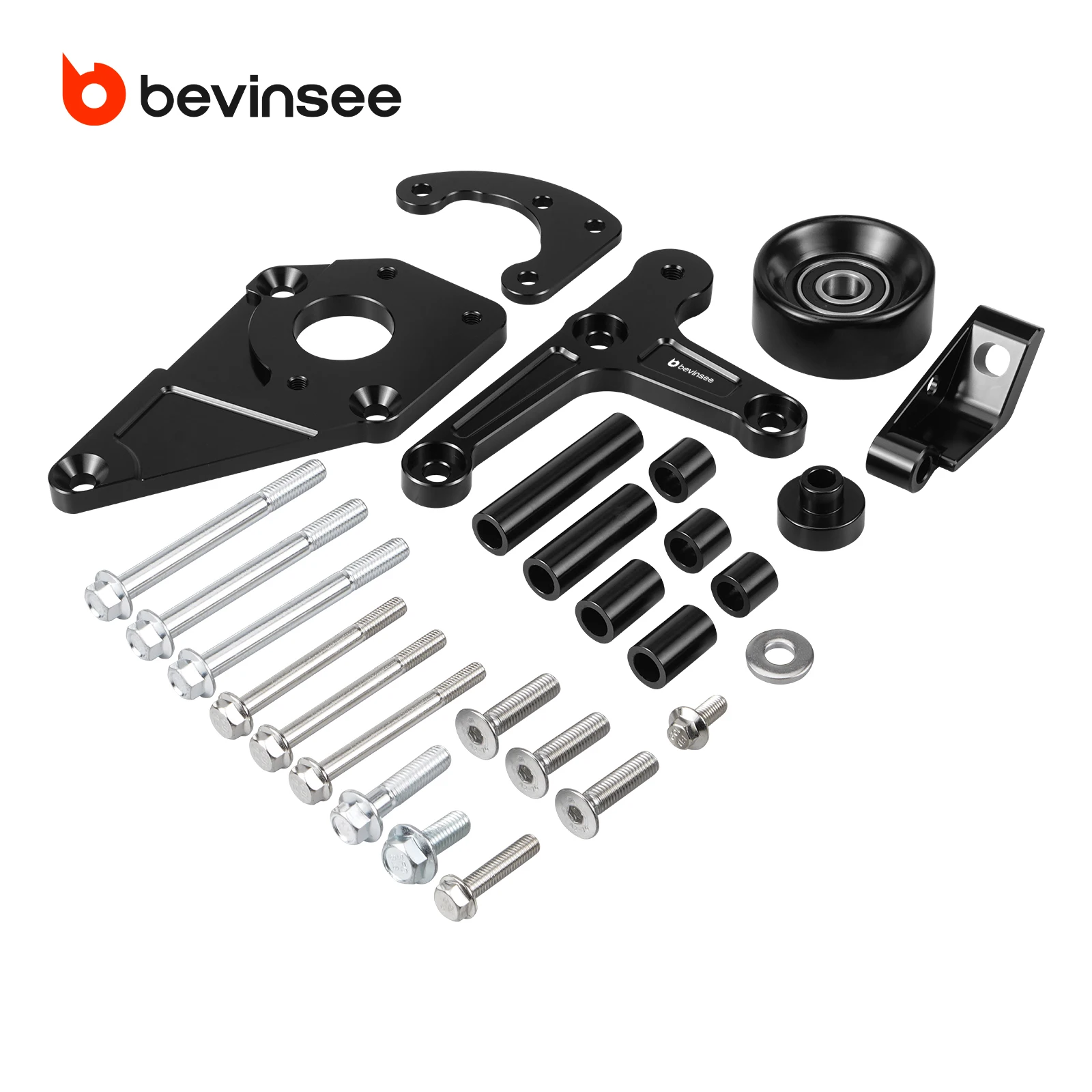Kit BEVINSEE reubicación dirección asistida y alternador – Camaro Z28