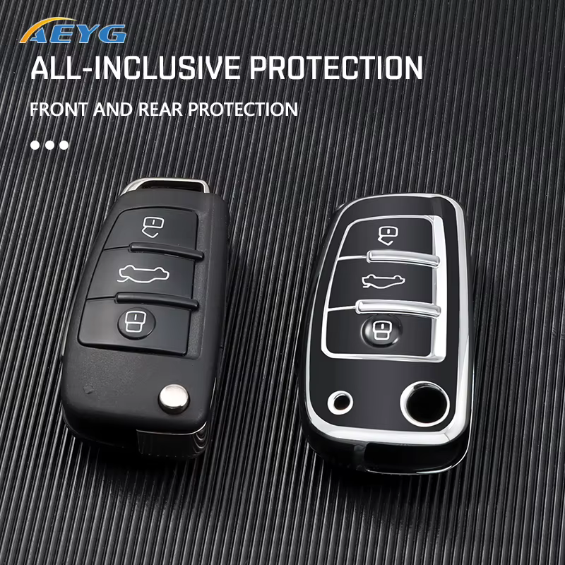 Funda de TPU para llave Audi A3, A4, A5, Q3, Q7 y TT - imagen 3