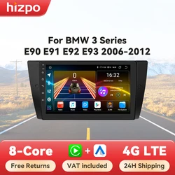 Radio Android Hizpo con CarPlay inalámbrica para BMW Serie 3 E90-E93