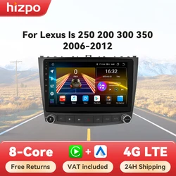 Radio Android Hizpo para Lexus IS 200/250/300/350 2006-2012