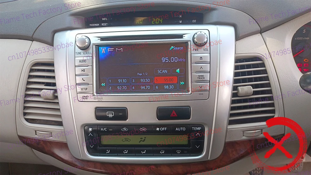 Carplay Android Auto para Toyota Innova 2003-2015
