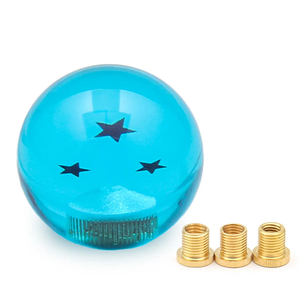 Pomo de cambio universal azul cielo de 54 mm con diseño de 7 estrellas - imagen 5