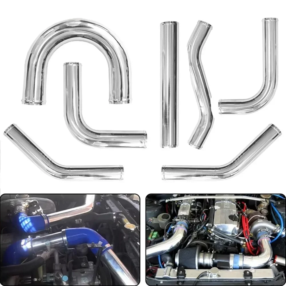 Tubo admisión aluminio 76mm racing - entrada aire frío turbo