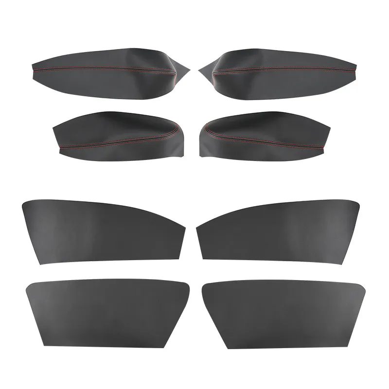 Reposabrazos puerta Renault Megane 3 de microfibra negro/gris compatible 2008-2014 - imagen 2