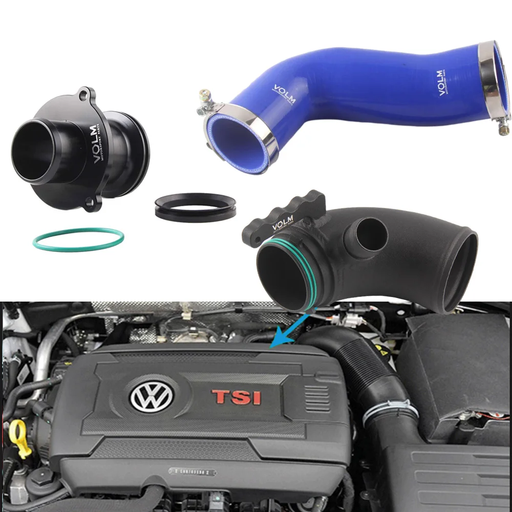 Codo admisión turbo silicona para VW Golf MK7 GTI R y Audi A3 S3 TT