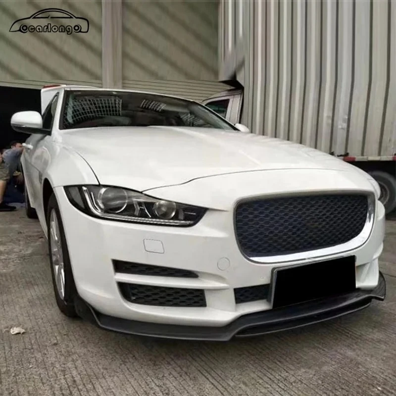Proveedor profesional, labio delantero doble de alta calidad, adecuado para kits de carrocería de coche de fibra de carbono Jaguar XE XEL - imagen 3