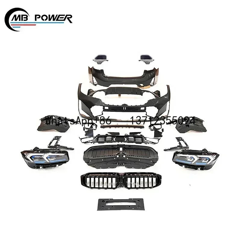 2019-2022Y 3 series G20 actualización a G20 LCI 2023 nuevos kits de carrocería estilo MT G20 facelift accesorios de coche parachoques de coche piezas de automóvil - imagen 4