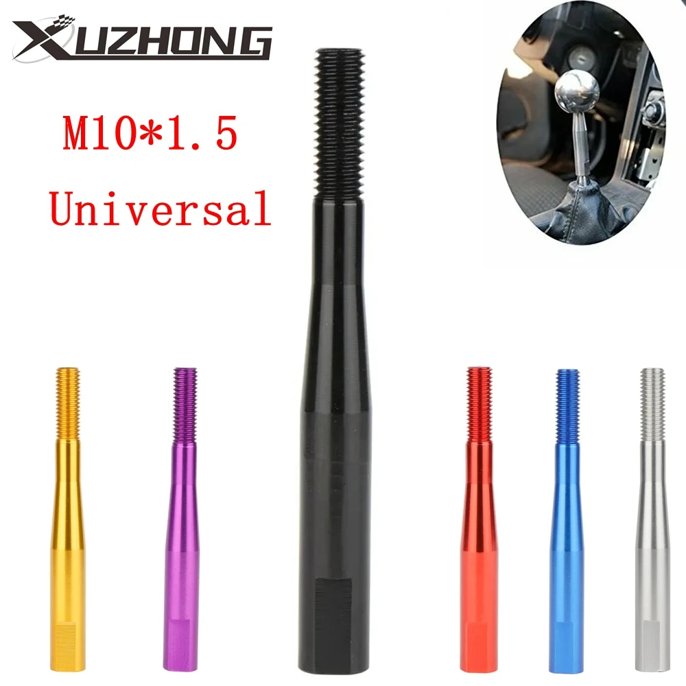 Palanca de cambios universal aluminio 118 mm M10x1.5 extensor JDM