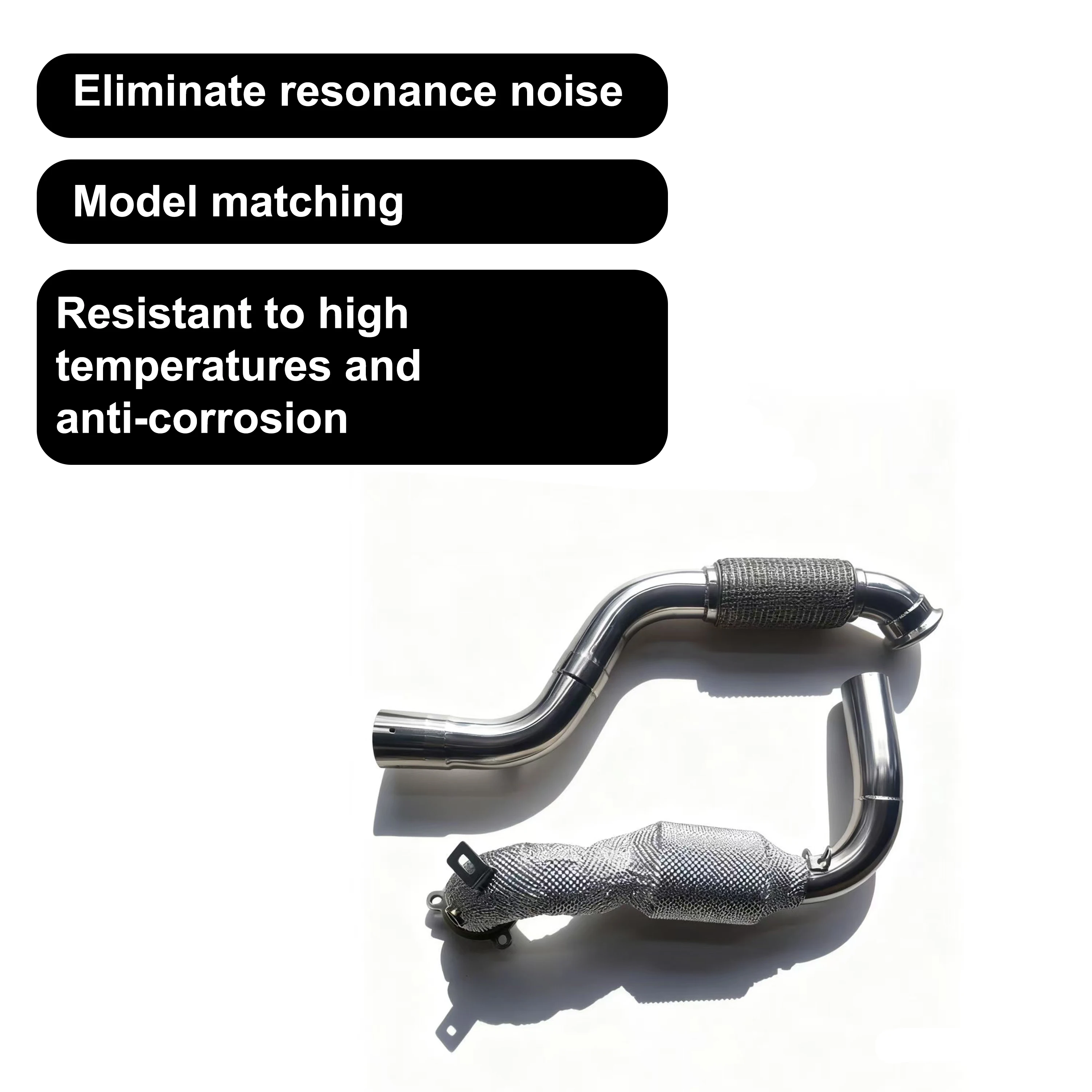 Escape de montaje ACE para Benz CLA220 W117 2,0 T tubo de bajada de flujo libre con catalisis sistemas de escape SUS304 de alta calidad - imagen 4