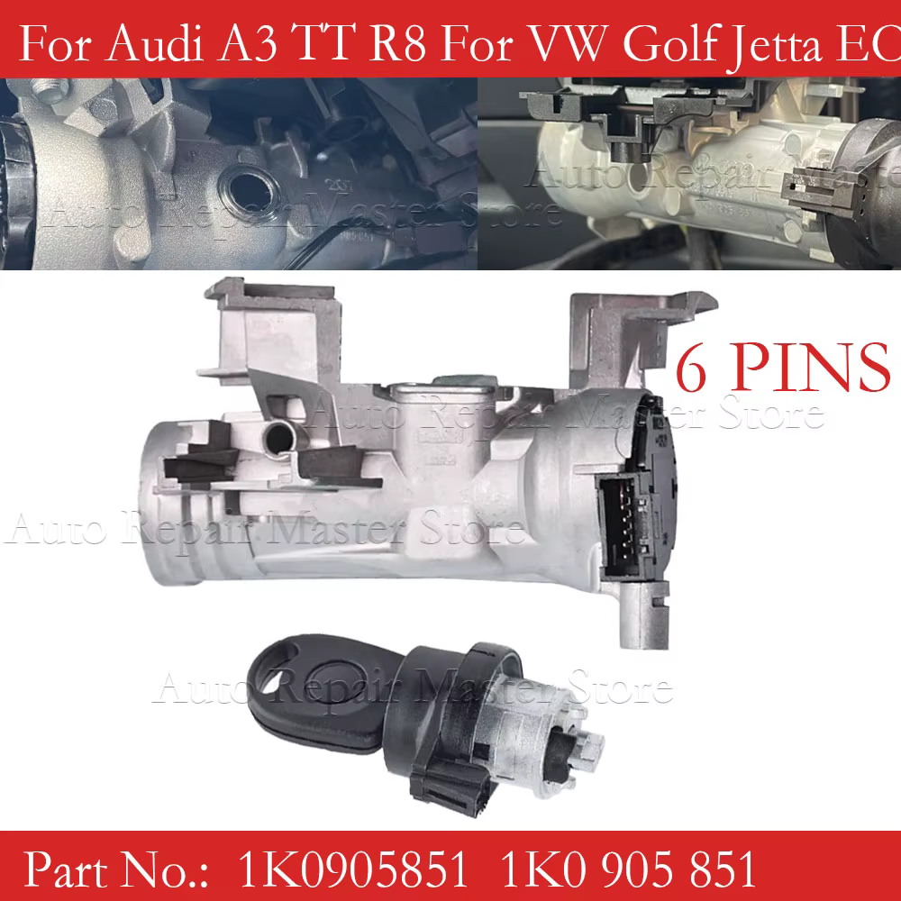 Interruptor de arranque y bloqueo de dirección 1K0905851 – Audi A3