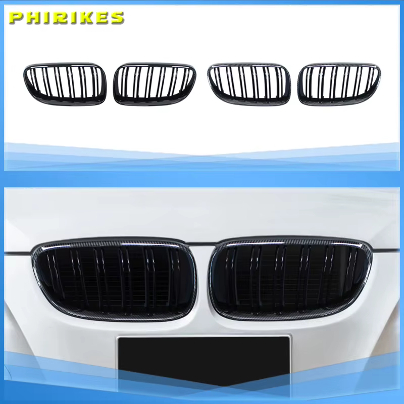 Rejillas de doble riñón negras BMW Serie 3 E92/E93 LCI