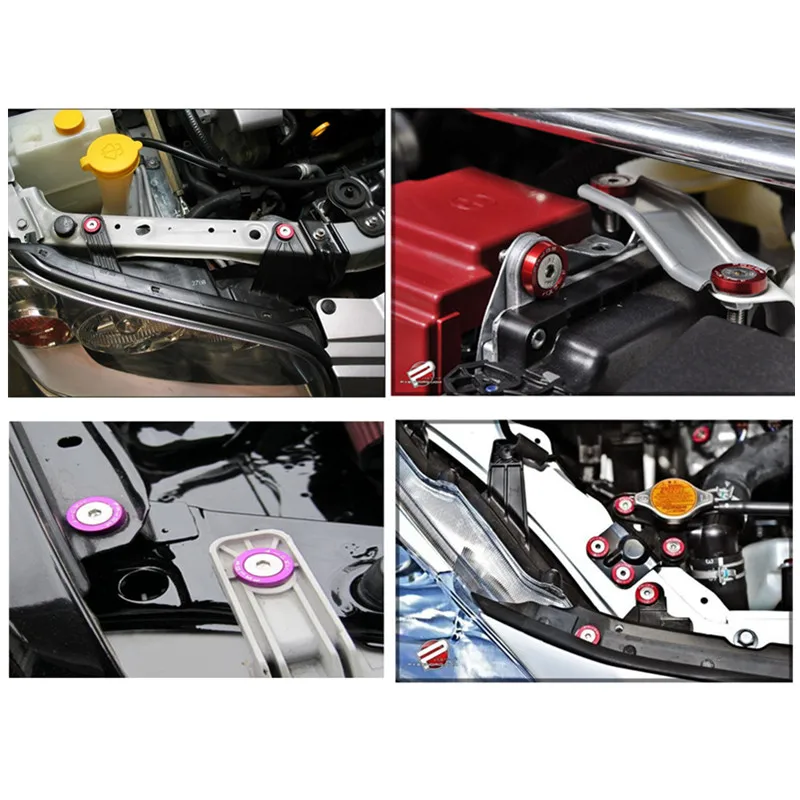 Tornillos hexagonales M6x20 arandela guardabarros - estilo JDM - imagen 5