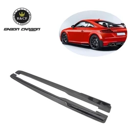 Faldones laterales traseros de fibra de carbono para Audi TTRS MK3