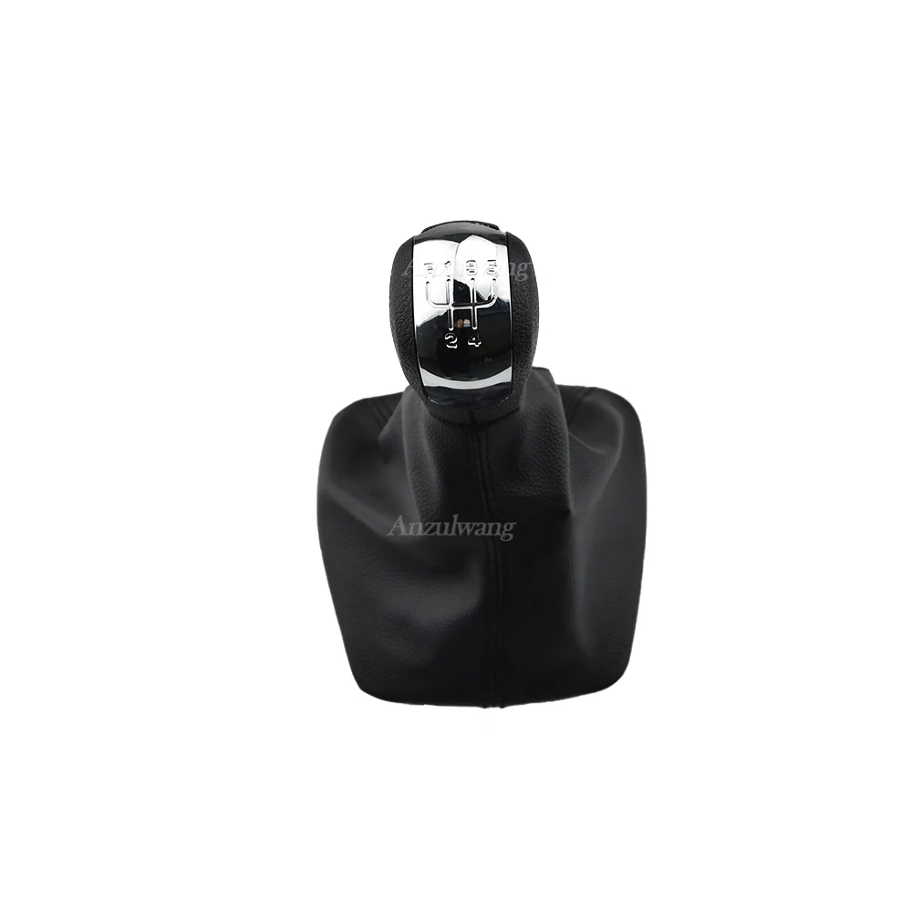 Pomo palanca de cambios y funda cuero automático Skoda Octavia 2 A5