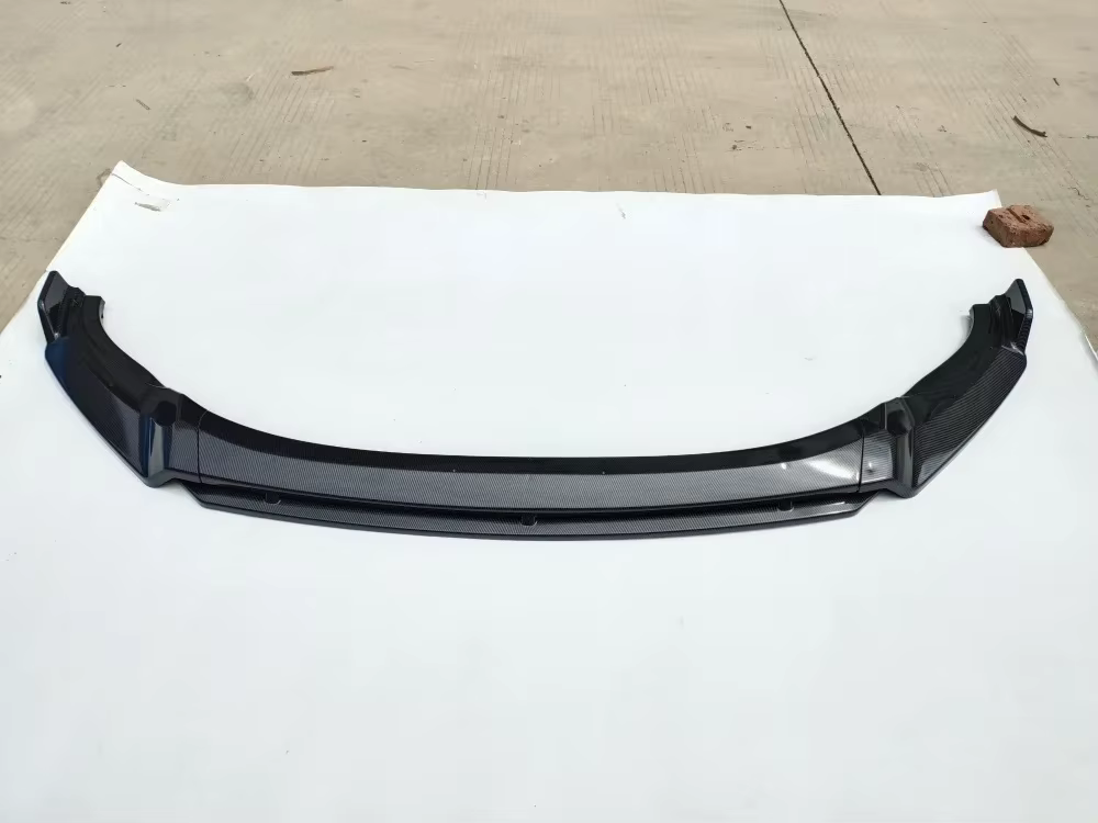Parachoques delantero R-Line negro brillante para VW Tiguan 2022 con split frontal - imagen 3