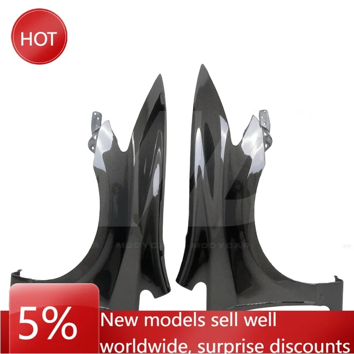 Guardabarros de fibra de carbono estilo ventilación ancha para Fd2 Jdm 2006-2010